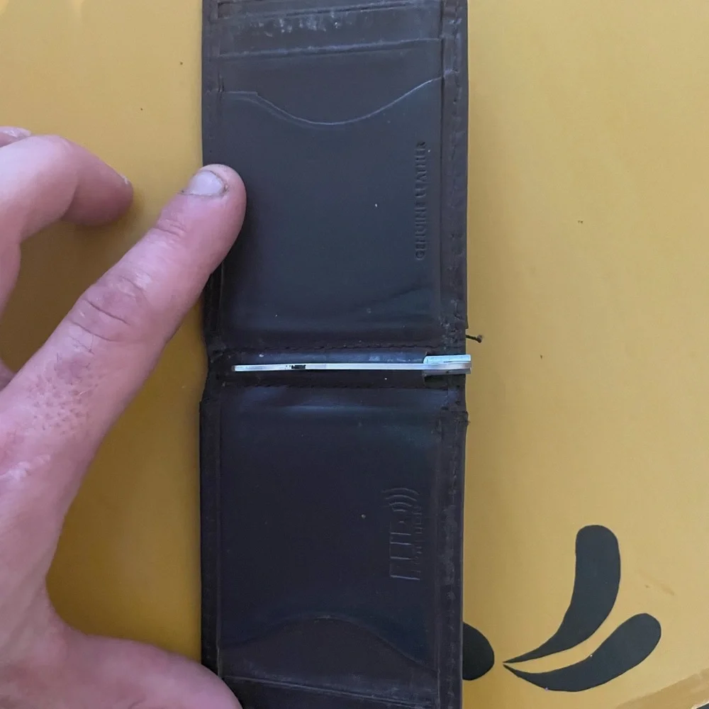Dark Brown Leather Card Holder